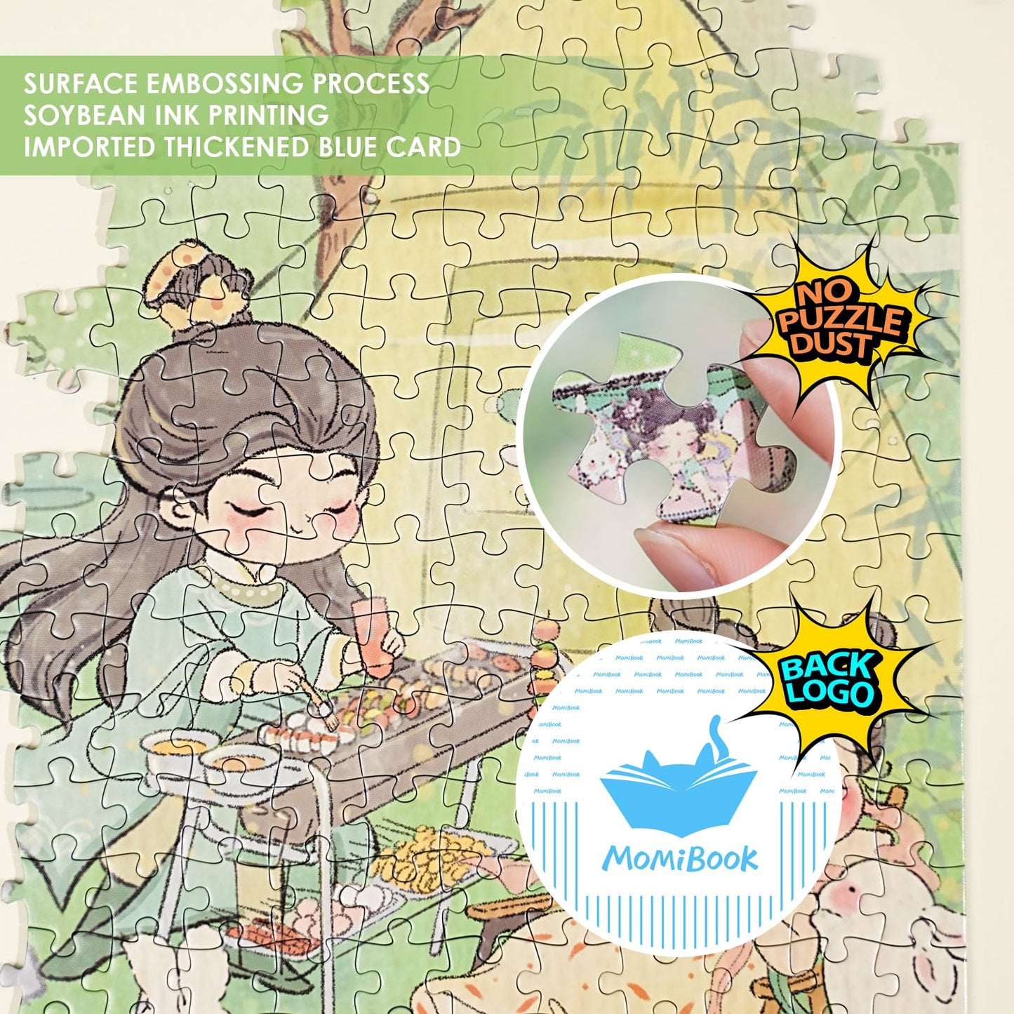 Momibook Puzzles For Adults 1000 Piece Jigsaw Puzzles Of Summer Leisure, Painting Image Difficult Challenging Hard Impossible Pu