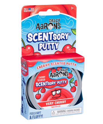 Crazy Aarons Thinking Putty - Very Cherry - Fruties Scent Sensory Putty for Kids and Grown ups - Creative and Endless Fun, Stre