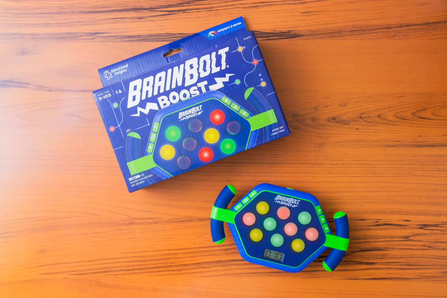 Educational Insights Brainbolt® Boost - Memory Brain Game, Includes 3 Game Modes, For 1 Player, Gift For Ages 5+