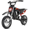 Evmore 36V 350W Electric Dirt Bike - Fast 16 MPH, 10 Miles Range, Dual Suspension, Red, Model EM-ED01, For Kids Ages 5-8