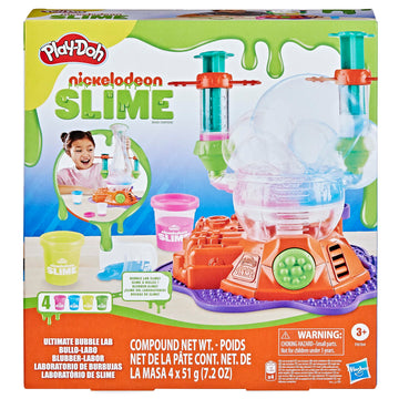 Play-Doh Ultimate Bubble Lab Playset With Nickelodeon Slime Brand Compound, Tactile Sensory Toys For Girls And Boys 3 Years And Up, Kids Arts And Crafts