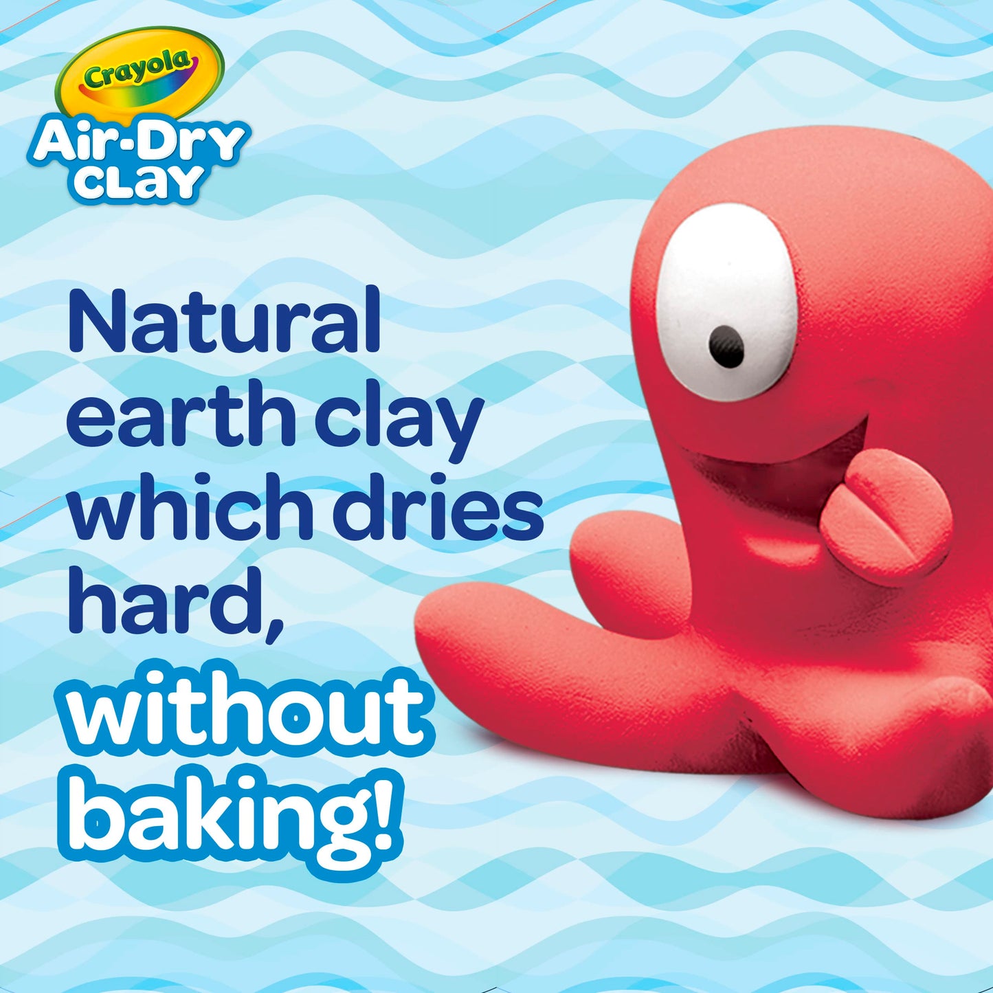Crayola Air Dry Clay For Kids (5Lbs), Reusable Bucket Of Terra Cotta Clay For Sculpting, Bulk Arts And Crafts Supplies, Ages 3+