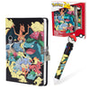 Pokemon Stationery Supplies Set - Kids Diary With Lock, Notebook, Pencil Case, Pens - Gifts For Boys (Multi Notebook Set)