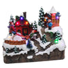 Christmas Village Rocking Seesaw - Animated Pre-Lit Winter Snow Town - Perfect Addition To Your Christmas Indoor Decorations & C