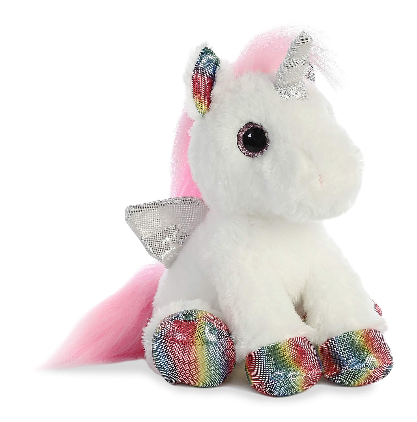 Aurora® Enchanting Sparkle Tales™ Astra Unicorn™ Stuffed Animal - Magical Adventures - Endless Play - White 12 Inches