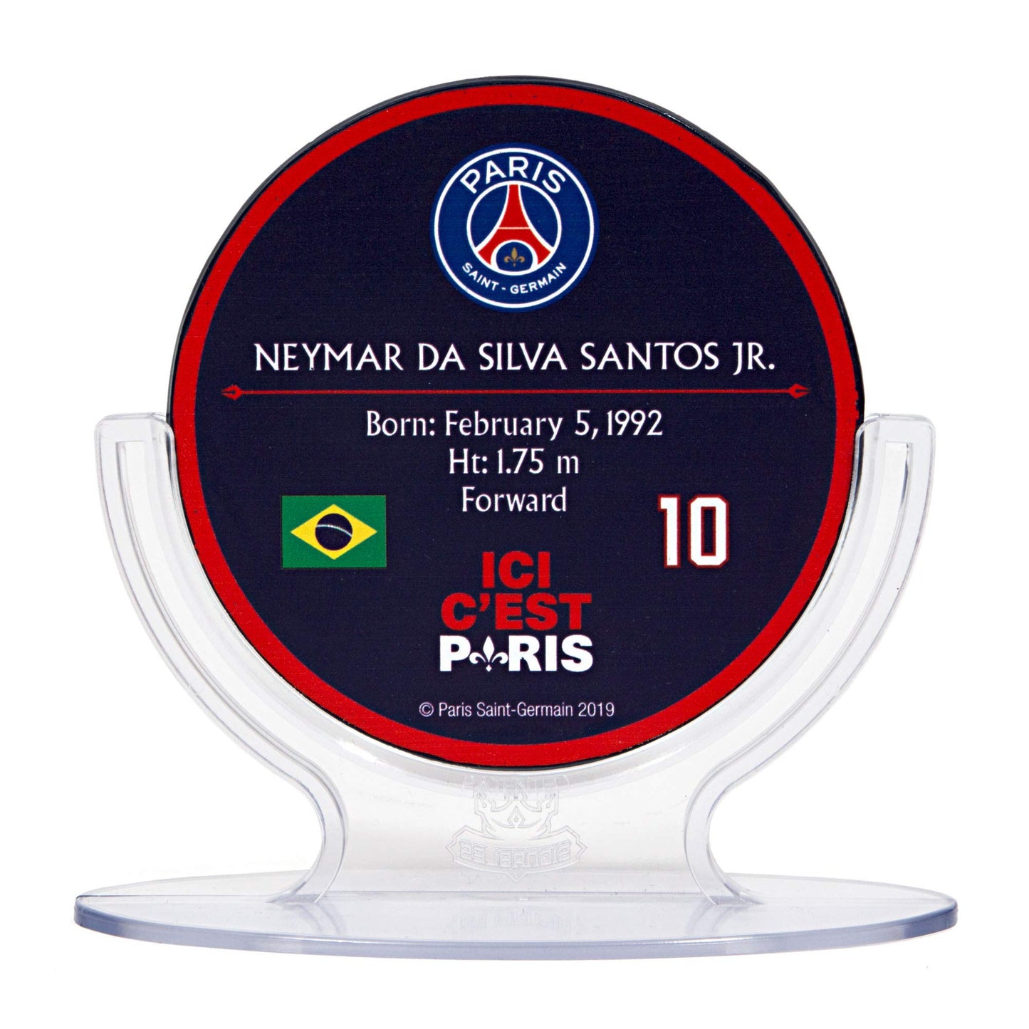 Signables Premium - Paris Saint Germain Neymar Jr. - Digitally Autographed Sports Memorabilia - Small Signed Sports Collectible Figurines - Unique Football Figures
