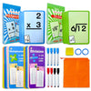 Multiplication Flash Cards & Division Flash Cards -102 Reusable Math Practice Cards with Multiplication, Division,Math Flashcard