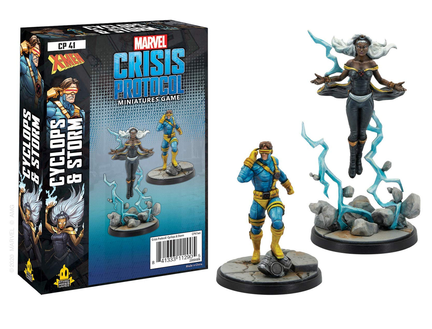 Marvel: Crisis Protocol Cyclops & Storm CHARACTER PACK - Lead the X-Men to Victory with Powerful Mutant Heroes! Tabletop Superhe