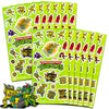 TMNT Party Favors for Boys & Girls Bundle ~ 12 Pack TMNT Sticker Sheets for Kids Birthday Party Goodie Bags | TMNT Party Supplie