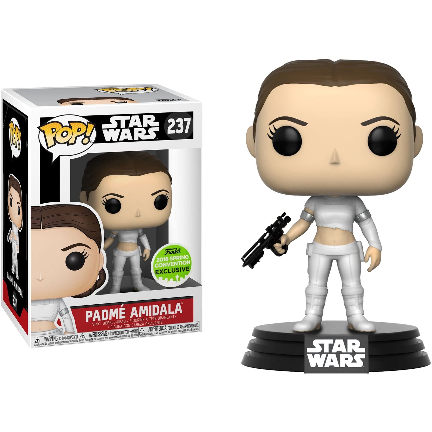Funko Pop Star Wars Padmé Amidala In Geonosis Outfit Vinyl Figure (2018 Eccc Exclusive)