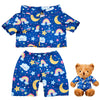 Bunnycool 2 Pcs Pj'S Bear Clothes Outfit, Fit Most 12-16 Inch Bears Stuffed Animal Clothes Pajamas Plushy Clothes For Stuffed An