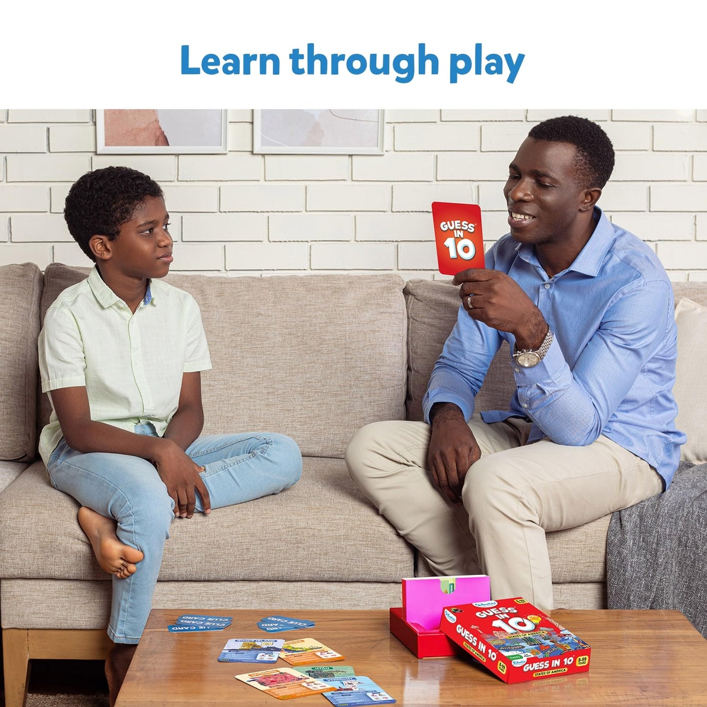 Skillmatics Card Game - Guess In 10 States Of America, Educational Travel Toys For Boys, Girls, And Kids Who Love Board Games, Geography And History, Gifts For Ages 8, 9, 10 And Up