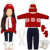 Bencailor Winter 18 Inch Doll Clothes And Accessories Winter Doll Outfits Set Sweaters Trousers Hats Shoes For 18 Inch Doll Gift