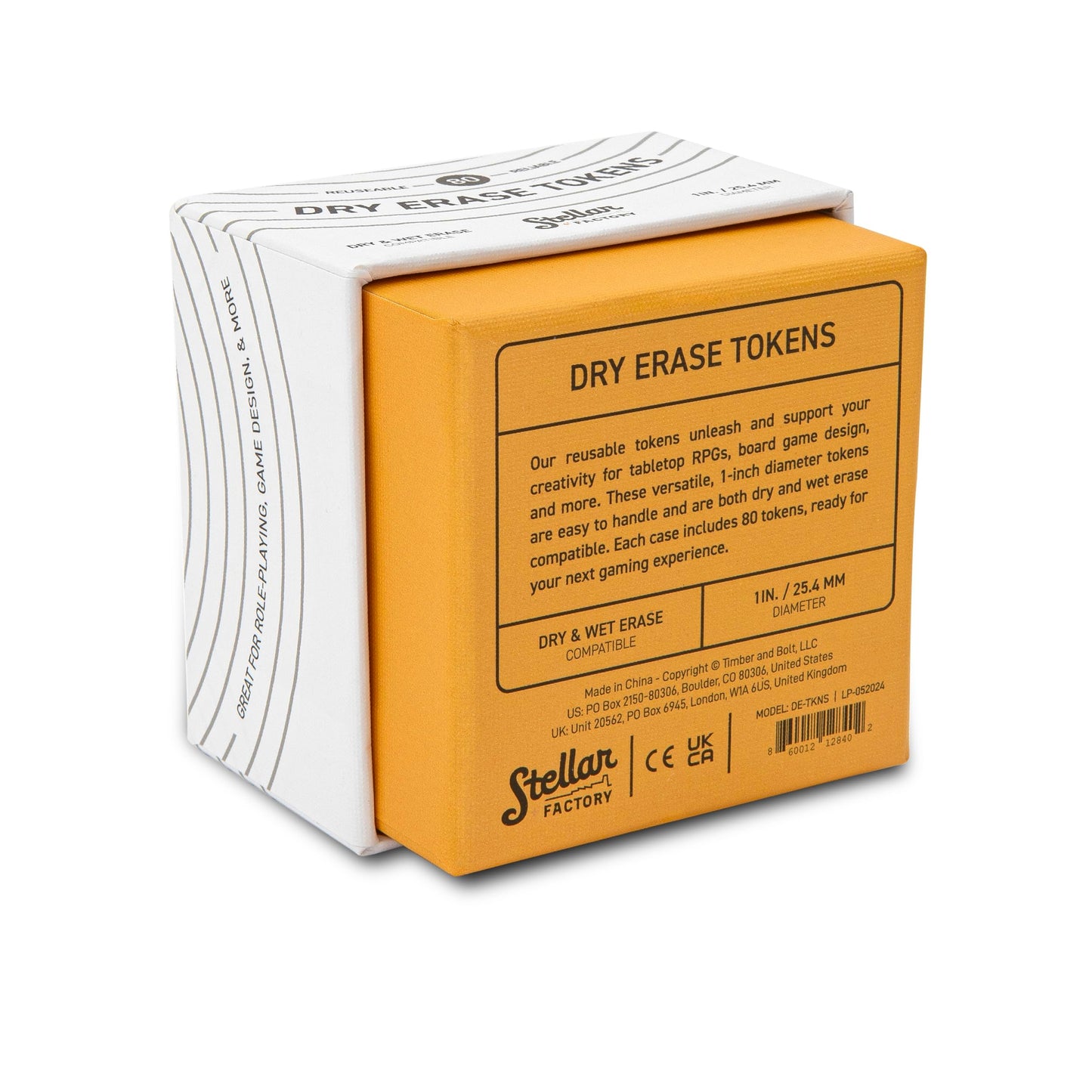 Stellar Factory Dry Erase Tokens - 80 PCS Reusable Cardboard for DIY, Game Design, and RPGs
