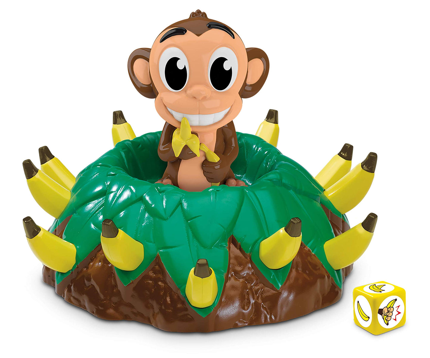Banana Blast - Pull The Bananas Until The Monkey Jumps Game - Includes A Fun Colorful 24Pc Puzzle By Goliath , Green
