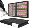 enhanced 2000 Pocket Card Binder - 20 Pocket Trading Card Binder with Sleeves Fits 2000 Cards Ringless Card Album for TCG - Model A Classic Black