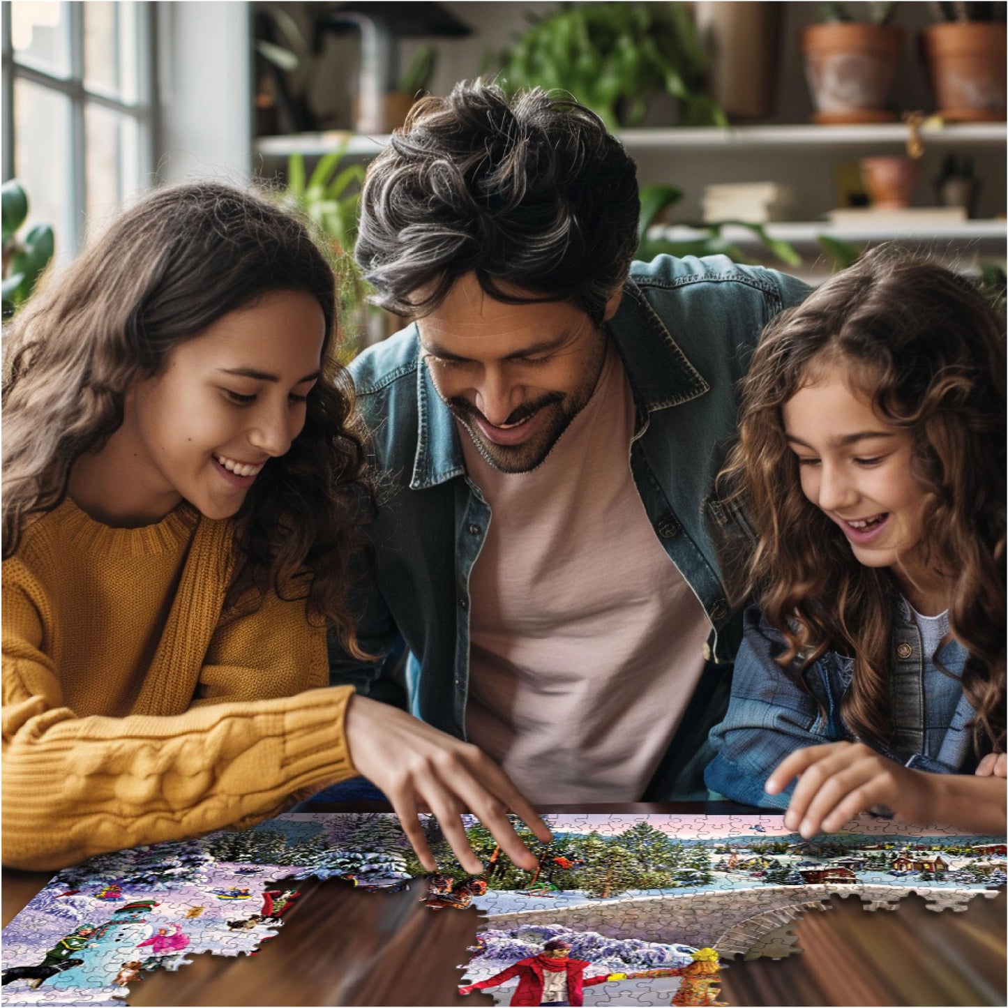 White Mountain Puzzles Skating Pond Seek & Find Puzzle, 1 Ea