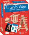 Ekta Brain Builder Wooden Building Planks (Set2) Multi Color (50 Pieces)
