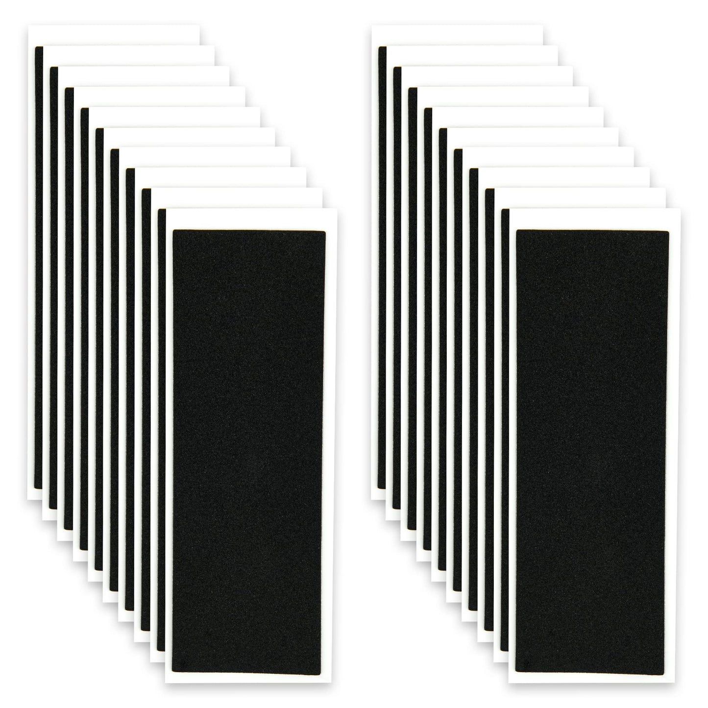 Haisalin Fingerboard Grip Tape, 60Pcs 38Mmx110Mm Foam Adhesive Tapes For Fingerboards, Black