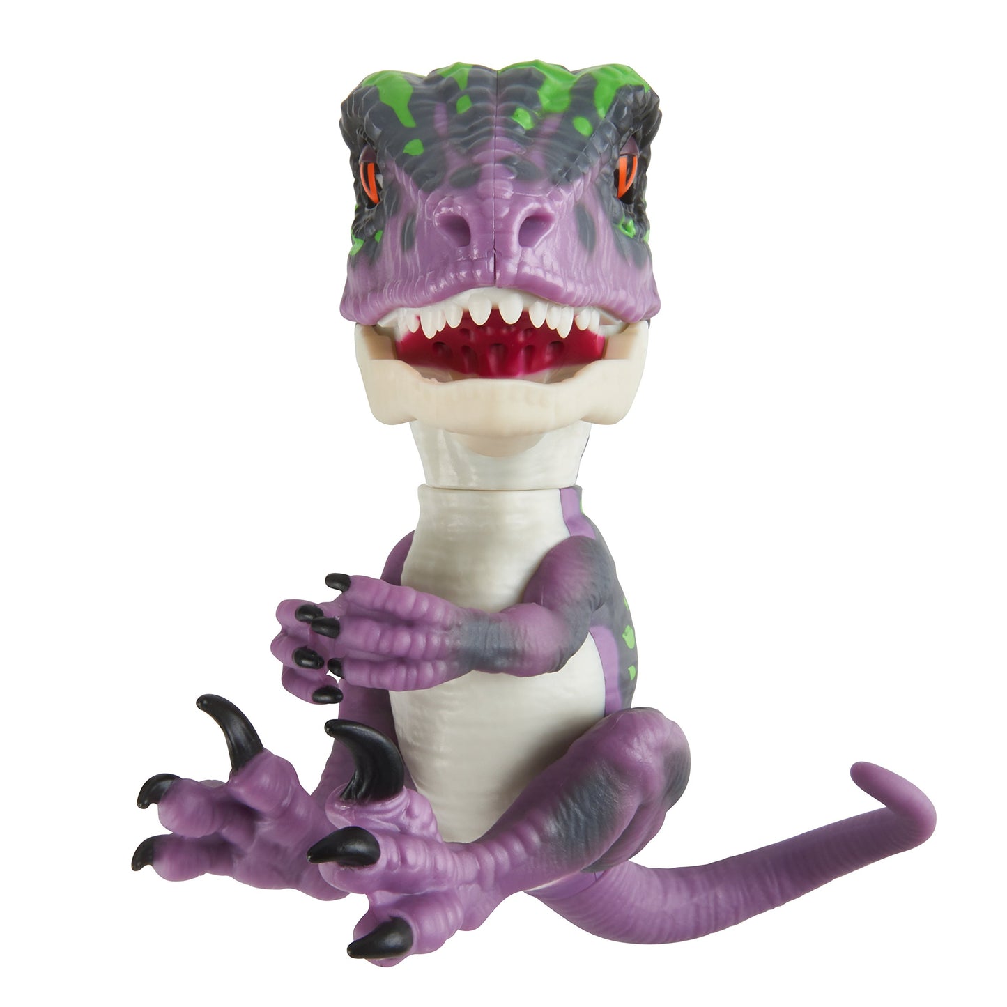 WowWee Untamed Raptor Dinosaur - Interactive Collectible, Purple, Model 3784, Plastic