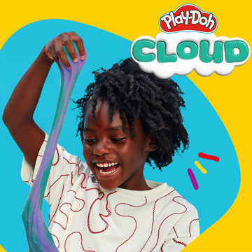 Play-Doh Scented Cloud, 4-Piece Bundle Pack, Play Doh Kit, Popular Kids Toys, Party Favors for Ages 8-12, Playdoh Compound & Bul