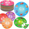 PraxiKidy Alphabet Puzzle,ABC Alphabet Learning Toys for Kids Ages 35