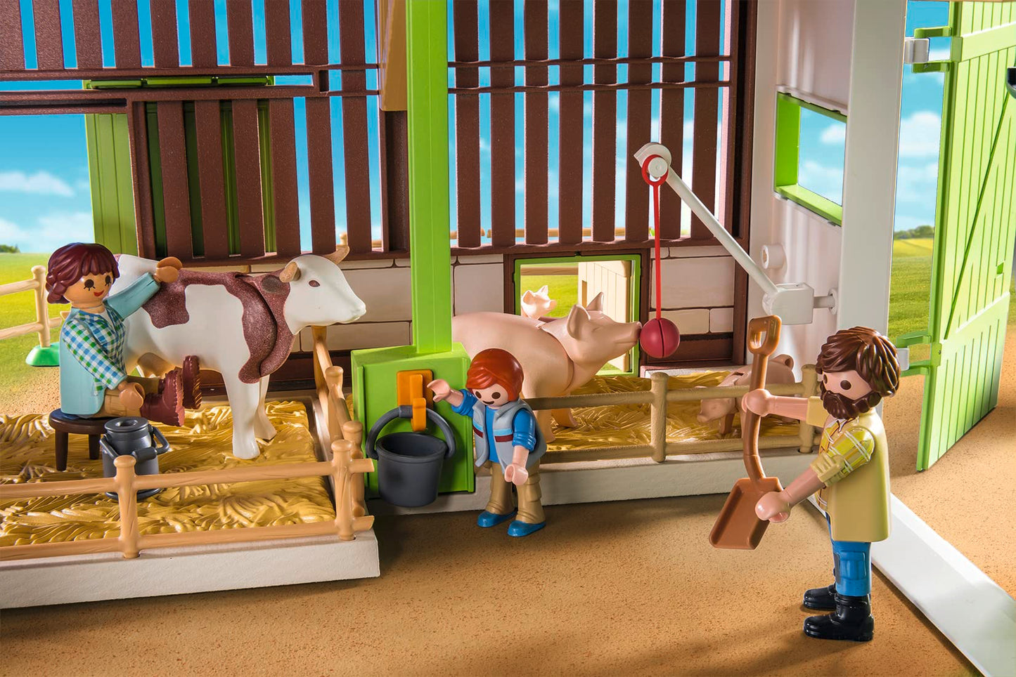 Playmobil Large Farm Playset - Multicolor Plastic Model 71304 for Creative Play