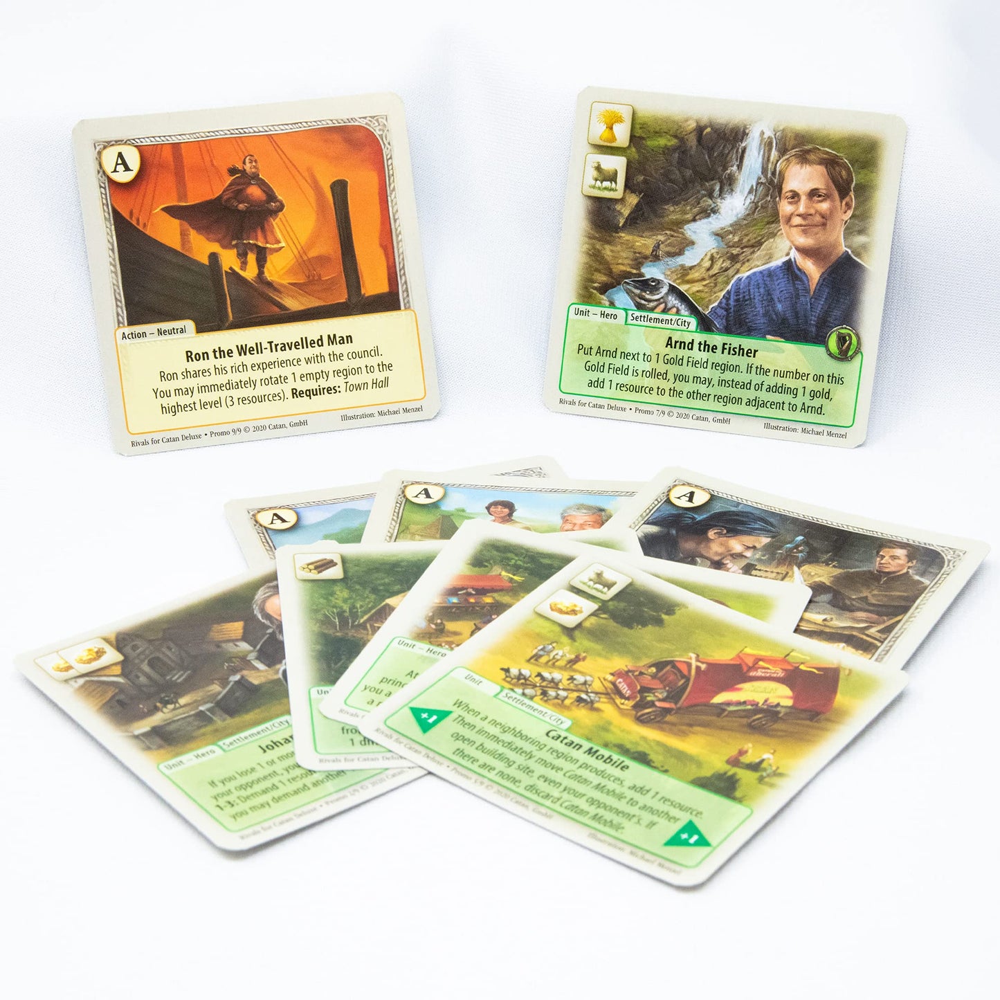 Rivals For Catan Card Game Deluxe Edition | Civilization Building Strategy Game | Family Game For Adults And Kids | Ages 10+ | 2