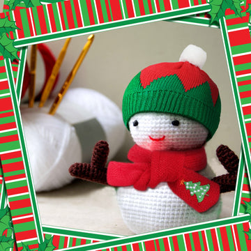 4 Pack Doll Clothes Christmas Mini Snowman Hats Scarf, Santa Knit Hat Christmas Tree Scarf For Doll Elf Santa Mini Snowman (Tren