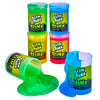Playbees Glow In The Dark Slime - 6 Pack - Neon Blue, Green, Pink, Yellow Colors - Glowing Slime Kit For Kids - Party Favors, Go
