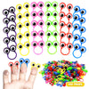 Liesedada 120 Pcs Party Favors In The Nature Of Small Toys Eye Finger Puppets Toys Set Mini Eye Finger Puppets And Classroom Rew