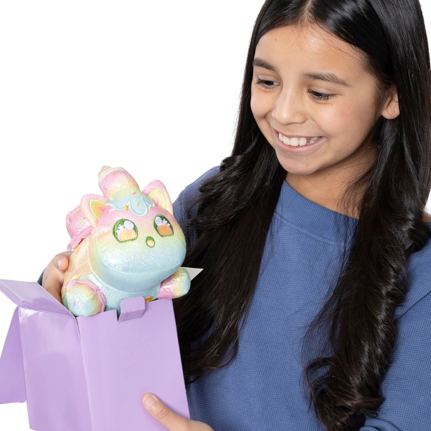 Aphmau 6    Meemeow Plush 3-Pack, Ice Cream Surprise Box That Includes 2 Ice Cream Sparkle + 1 Exclusive Mystery Sparkle, Offici