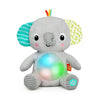 Bright Starts Hug-a-Bye Baby Elephant Stuffed Animal Musical Toy, Soft Toy Soother Plays Songs & Lights up, Newborn and up