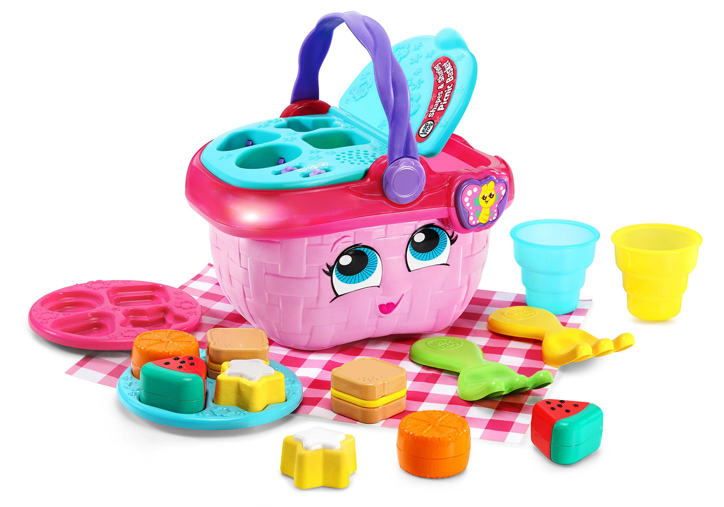 Leapfrog Shapes And Sharing Picnic Basket, Pink
