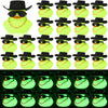 Sotiff 48 Sets Cowgirl Rubber Duck Squeaky Duck Bath Party Toy Duckies Car Dashboard Decorations With Mini Hat Necklace And Sung