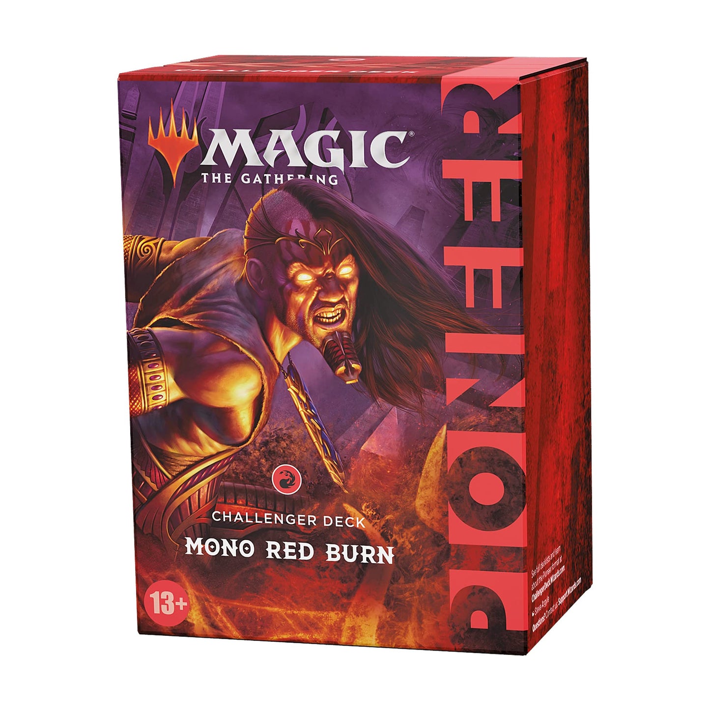 Magic The Gathering Pioneer Challenger Deck 2021 - Mono Red Burn (Red) For Ages 13+ Years