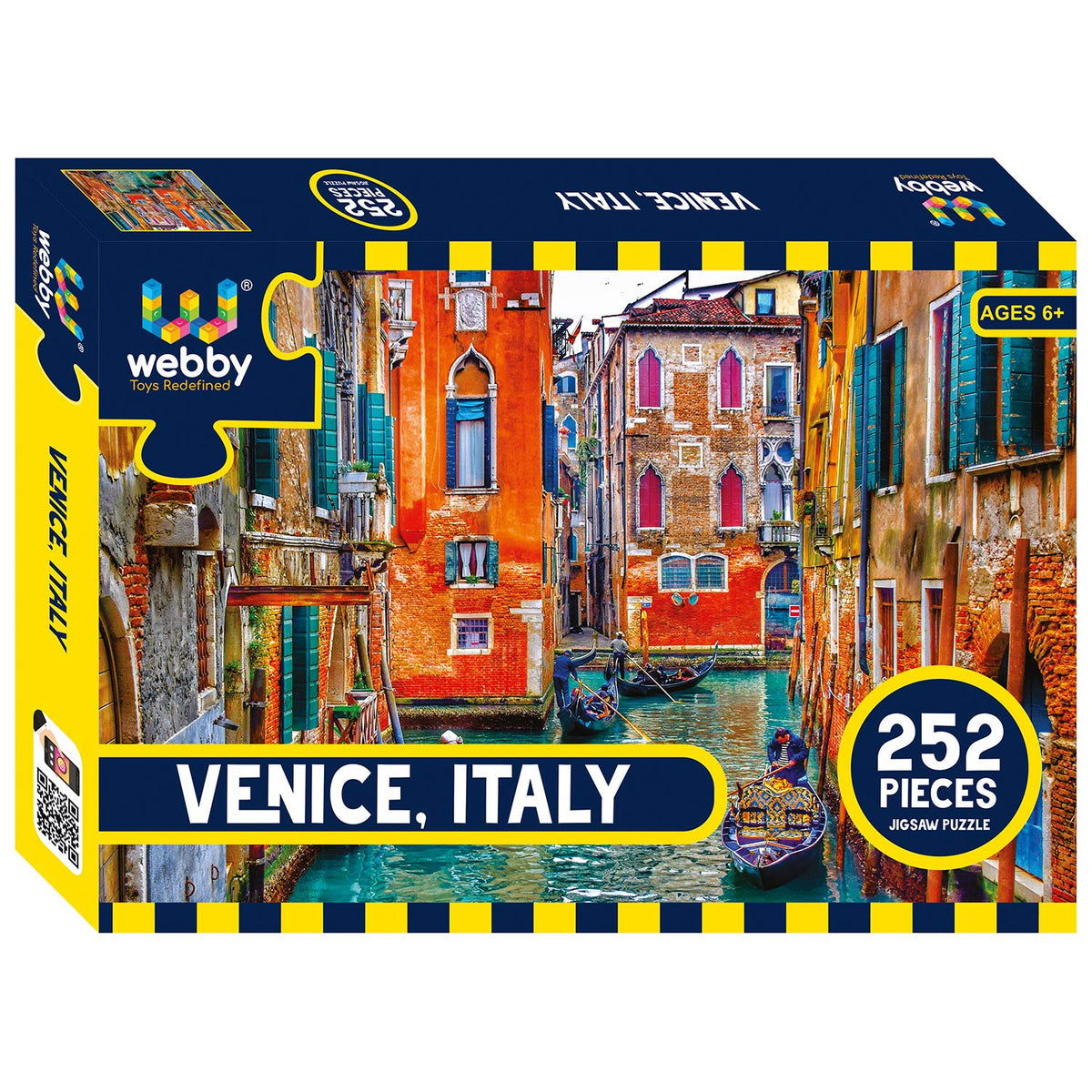 Webby Venice Italy Jigsaw Floor Puzzle, 252 Pcs