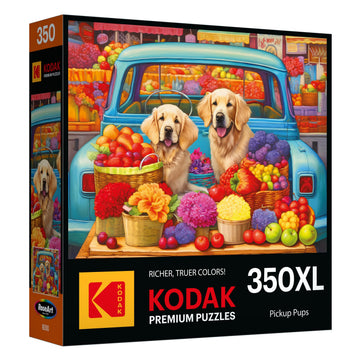 Roseart - Kodak Premium - Pickup Pups- 350 Piece Jigsaw Puzzle For Adults