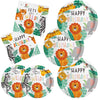 Gatherfun Safari Birthday Party Supplies Jungle Disposable Paper Plates Napkins For Safari Jungle Theme Birthday Decorations, Se
