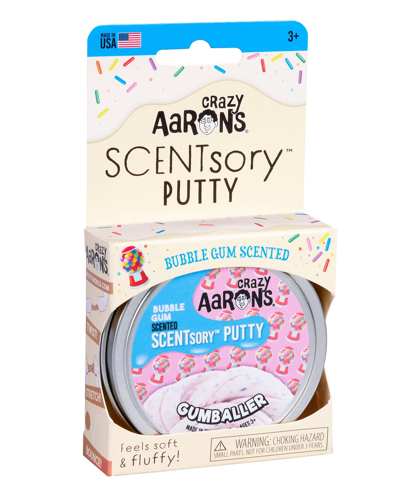 Crazy Aaron'S Thinking Putty® - Gumballer - Sensory Putty For Kids And Adults In A 4' Tin - Creative And Endless Fun, Stress Relief Therapy Toys, Never Dries Out - Made In Usa