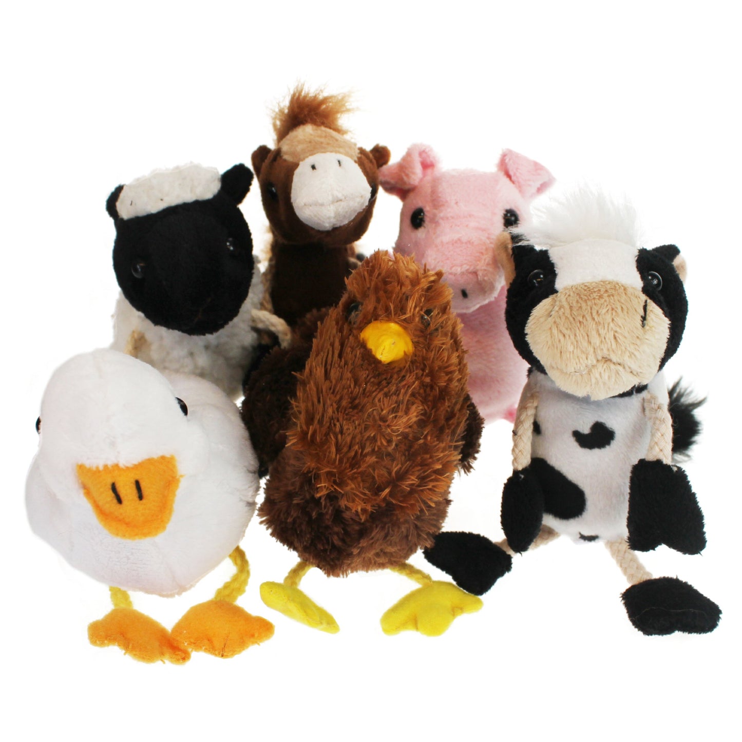 The Puppet Company Farm Finger Puppets Set Of 6