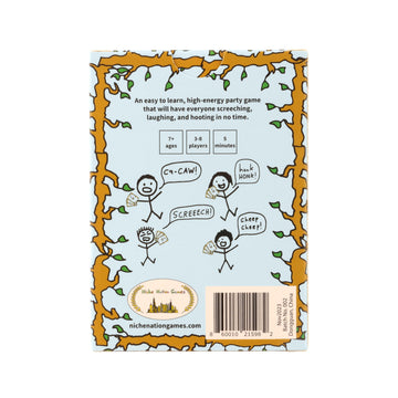 Niche Nation Games Bird Call A Lively And Delightfully Absurd 5-Minute Party Game - High Energy Party Game - Card Games For Kids