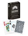 Copag advanced 100% Plastic Playing Cards game-style Size (Standard) Jumbo Index Single Deck (Black)