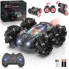 OSIMILY Remote Control Car Monster Truck - 2.4GHz New Upgraded Double-Sided 360 Rotating RC Cars with Headlights, 4WD Kids, Suit