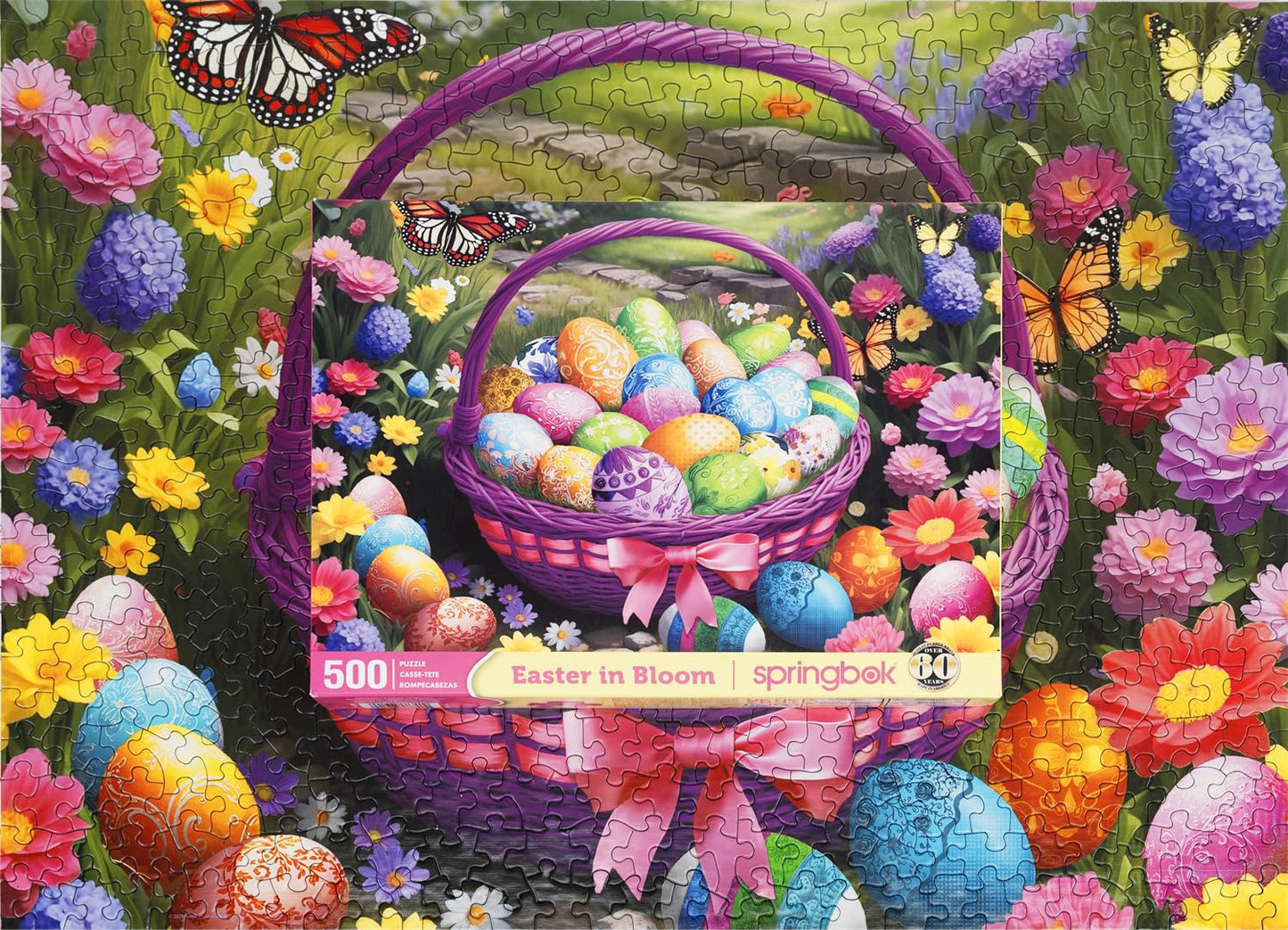Springbok Easter In Bloom 500 Piece Jigsaw Puzzle For Adults And Families