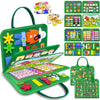 Exorany Busy Board Montessori Toys For 1 2 3 4 Year Old Boy & Girl Birthday Gifts, Busy Book For Toddlers 1-3, Sensory Education