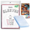 Doubled Up Jumbo Card Sleeves - 40pk Large Plastic Sleeves 5.4"x7.5" Clear