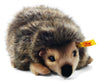 Steiff Joggi Hedgehog Stuffed Animal with Soft Woven Fur - enhanced Plush Toy or Gift for Ages 3 and Up Mottled Brown