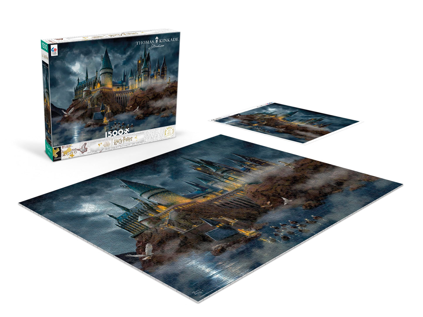 Ceaco - Thomas Kinkade - Harry Potter - Hogwart'S Castle - 1500 Piece Jigsaw Puzzle