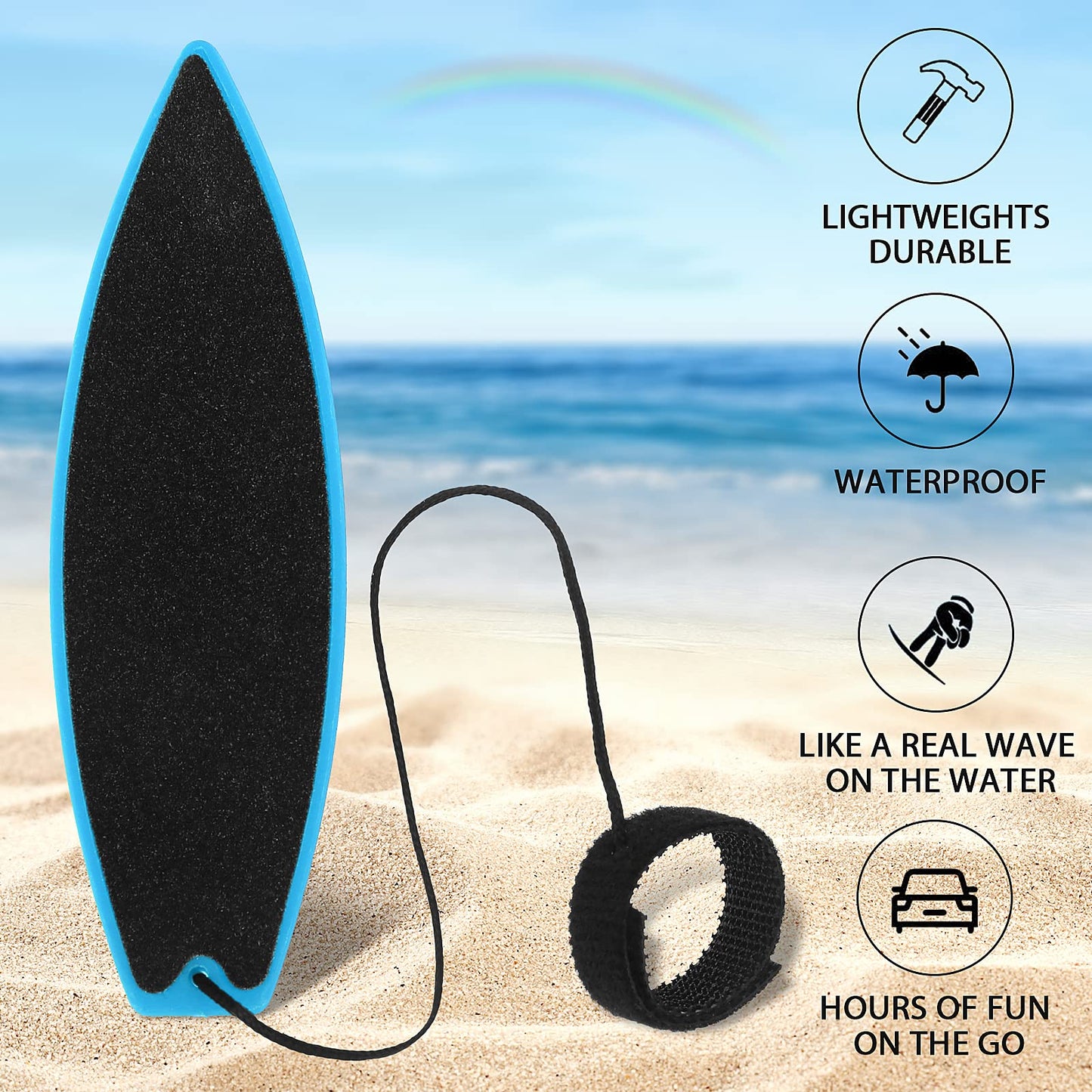 10Packs Finger Surfboard Mini Wind Surfing Toys Finger Surf Boards Surf The Wind Fingertip Surfboard for Kids Teens mature-themed